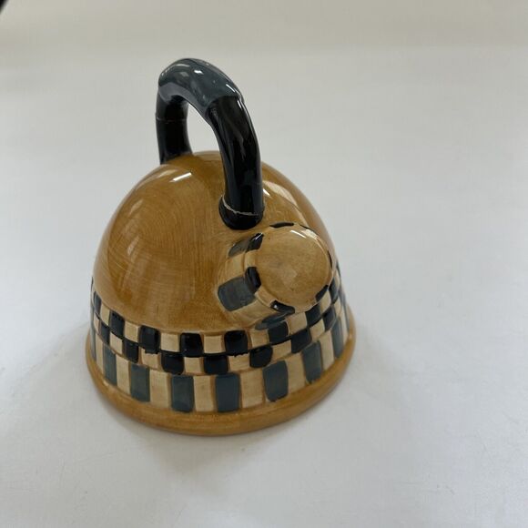 Vintage SAKURA Salt & Pepper Shakers Teapot Tea Kettle Ceramic Country Farmhouse - Picture 7 of 10